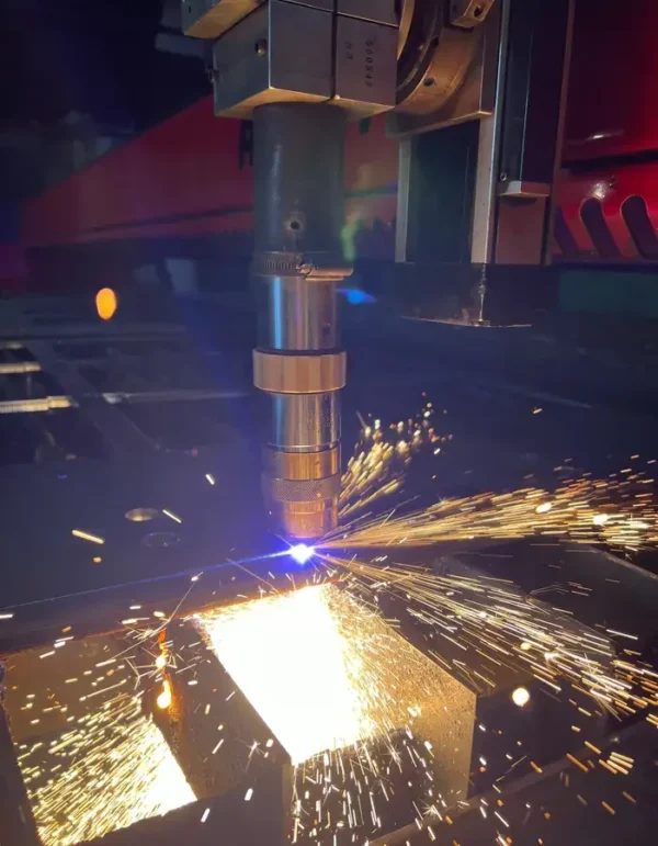Precision parts being produced by plasma cutter at Aldridge Fabrications (AF) based in Burntwood, Staffordshire
