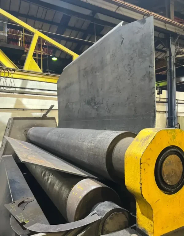 Rolling complex parts at Aldridge Fabrications (AF) based in Burntwood, Staffordshire