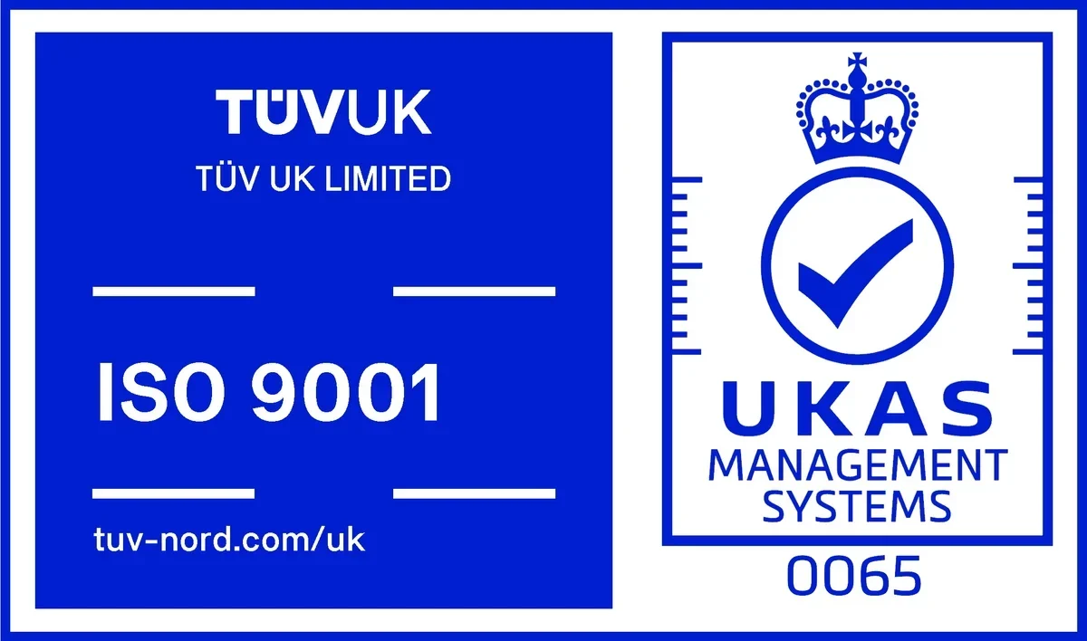UKAS 14001 Quality stamp - guaranteed at Aldridge Fabrications (AF) based in Burntwood, Staffordshire