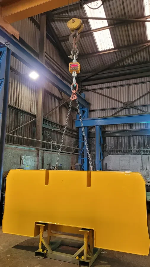 Counterweight Chain lift With load cell - Aldridge Fabrications (AF) based in Burntwood, Staffordshire
