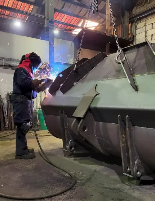 Steel Fabrication in Staffordshire: Standing Weld | Aldridge Fabrications (AF)